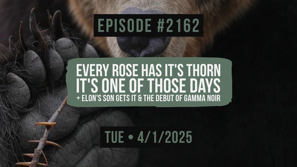 2162 Every Rose Has It’s Thorn – It’s One Of Those Days+ Elon’s Son ...